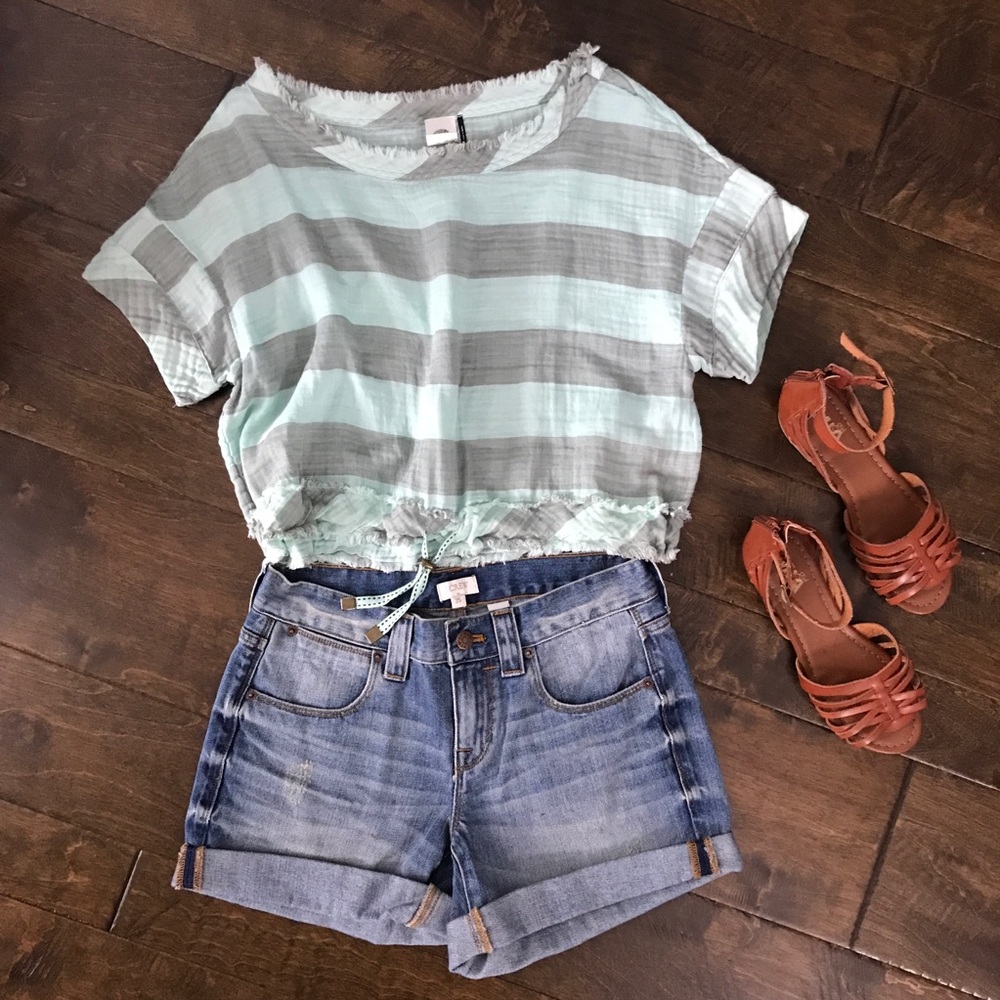 J. Crew Jean Shorts NEW W. TAGS